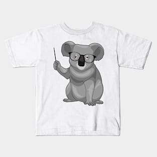 Koala Teacher Pointer Kids T-Shirt